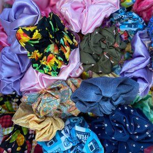 Mystery Scrunchies - Small Scoop 3 Scrunchies - Handmade Scrunchie Mystery Box